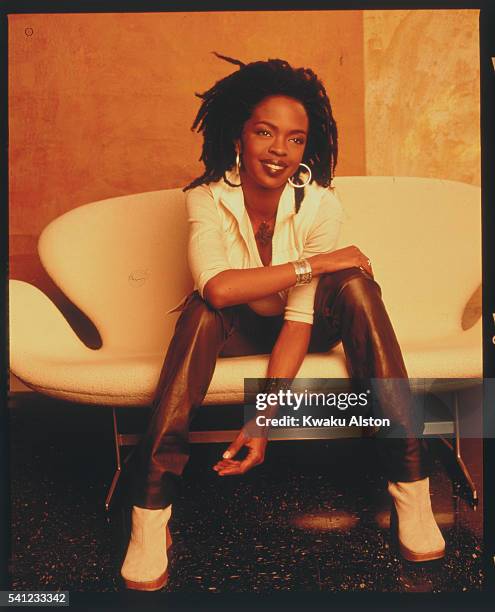 Singer/songwriter Lauryn Hill is photographed for Time Magazine in 1999 in New York City.