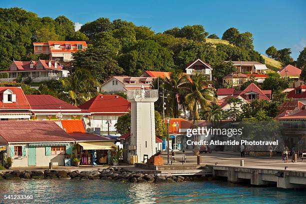 terre-de-haut village on island of les saintes - guadeloupe stock pictures, royalty-free photos & images