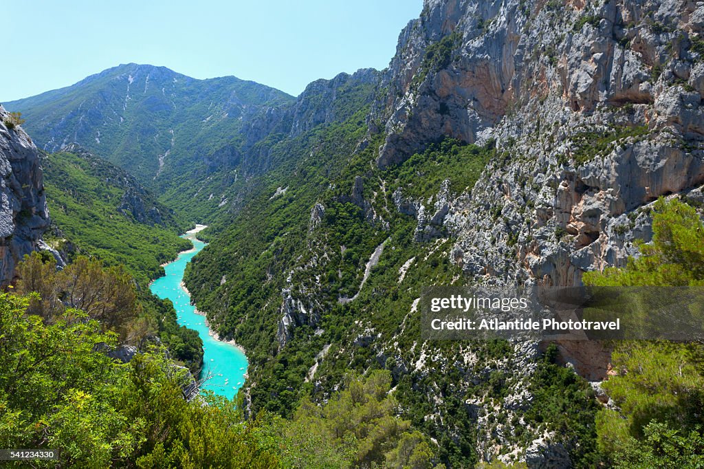 Verdon Rifts Verdon Regional Natural Park Gorges Of Verdon High-Res Stock Photo ...