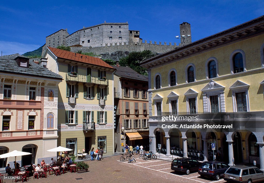 Collegiata Square in Bellinzona