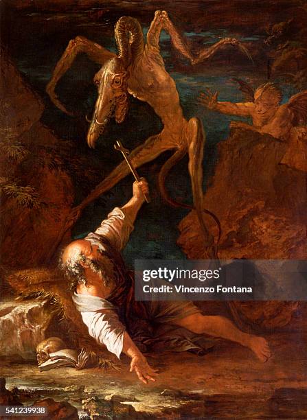 Temptation of Saint Anthony by Salvator Rosa
