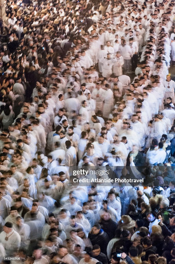 Festa di Sant'Agata (Feast of St. Agatha), Piazza (square) Stesicoro, the procession