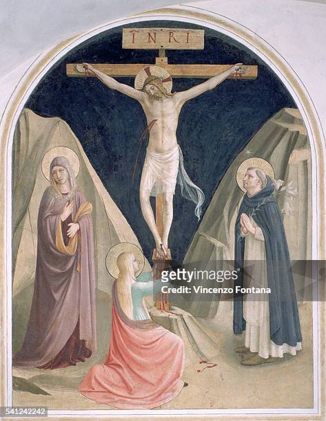 Crucifixion With Saints by Fra Angelico and Workshop
