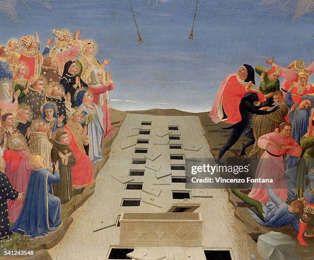 Detail Showing the Separation of the Saved and the Damned from Last Judgment by Fra Angelico