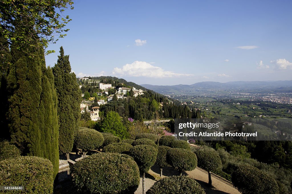 Village of Fiesole in Tuscany