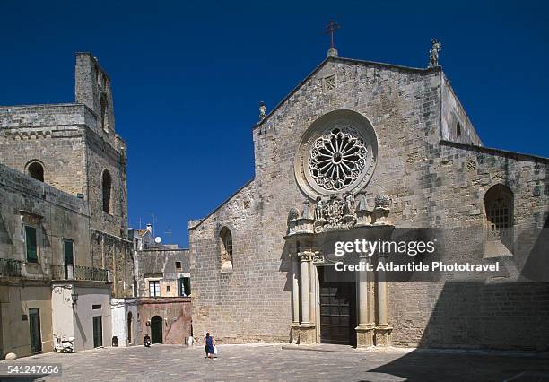 cathedral in otranto - otranto stock pictures, royalty-free photos & images