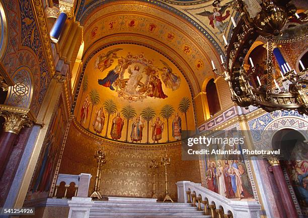 throne hall - inside neuschwanstein castle 個照片及圖片檔