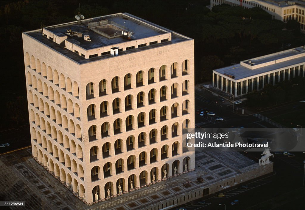 Palazzo della Civilta Italiana in EUR District