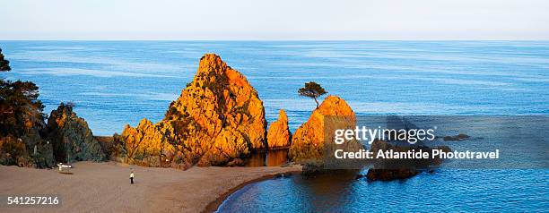 baia de tossa - tossa de mar stock pictures, royalty-free photos & images