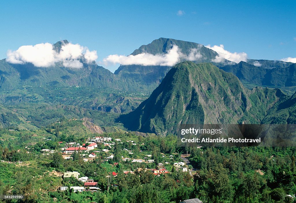 Village in Canyon