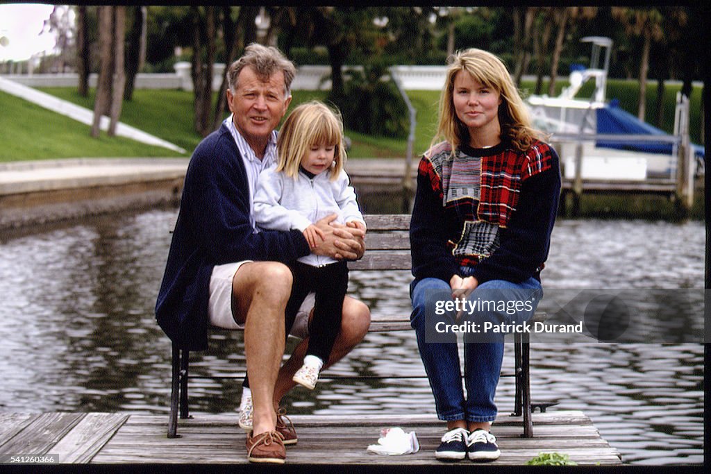 JEAN-LOUP CHRETIEN WITH HIS FAMILY IN FLORIDA