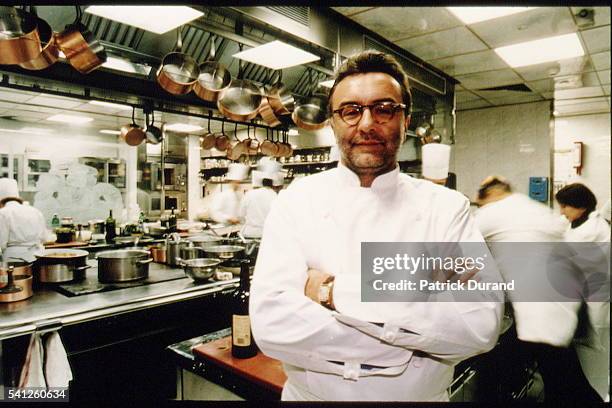 ALAIN DUCASSE, MANAGER OF HOTEL DE PARIS IN MONACO