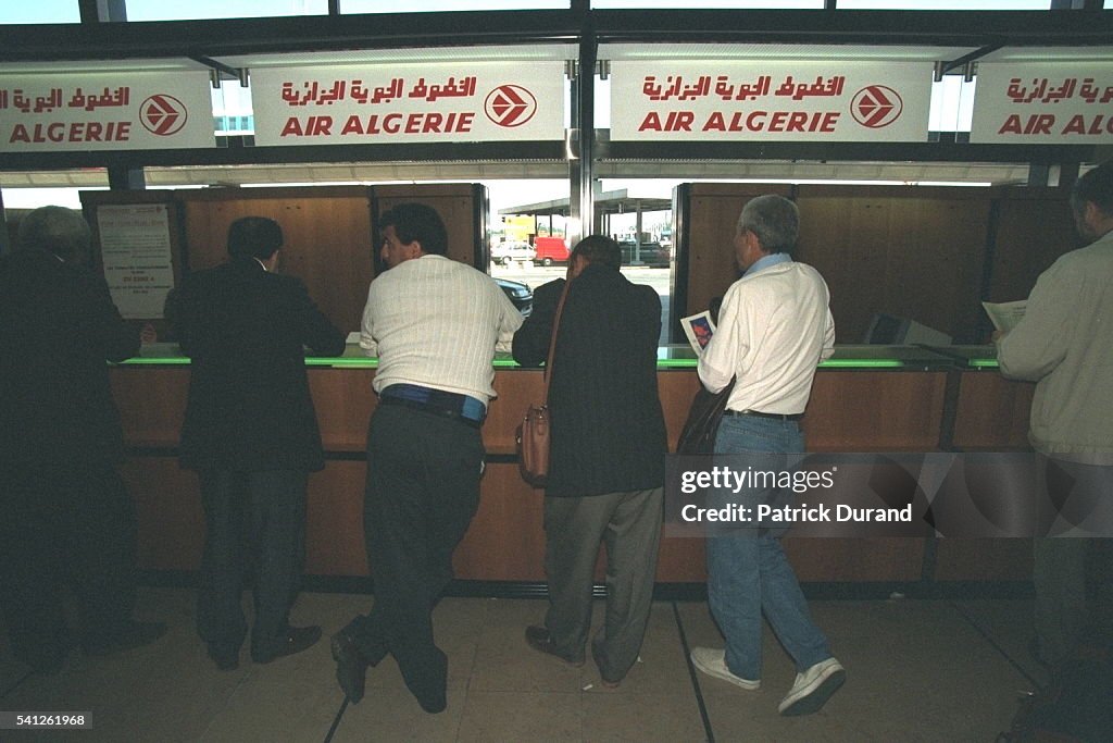 SECURITY MEASURES FOR AIR ALGERIA AT ORLY