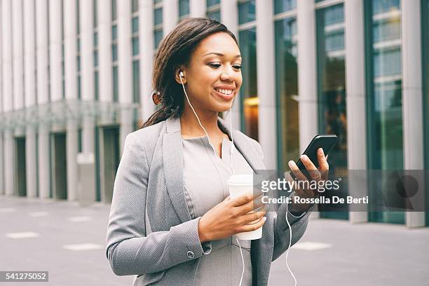 portrait of successful businesswoman during coffee break - one woman only videos stock pictures, royalty-free photos & images