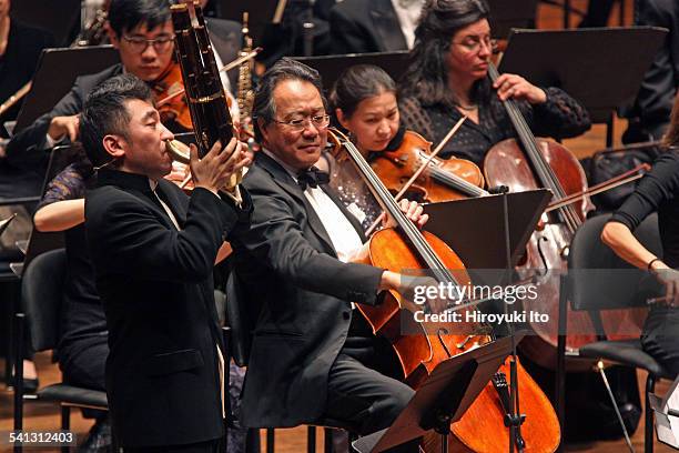 New York Philharmonic performing in "Chinese New Year Celebration: The Year of the Sheep" at Avery Fisher Hall on Tuesday night, February 24,...