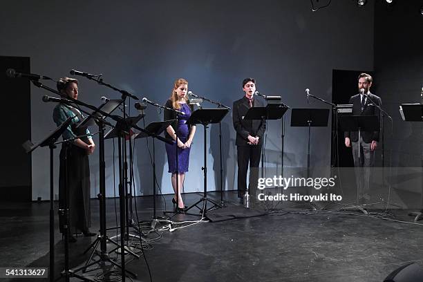Ekmeles performing John Cage's choral works as part of the Avant Music Festival at Wild Project on Saturday night, February 28, 2015.This image:From...