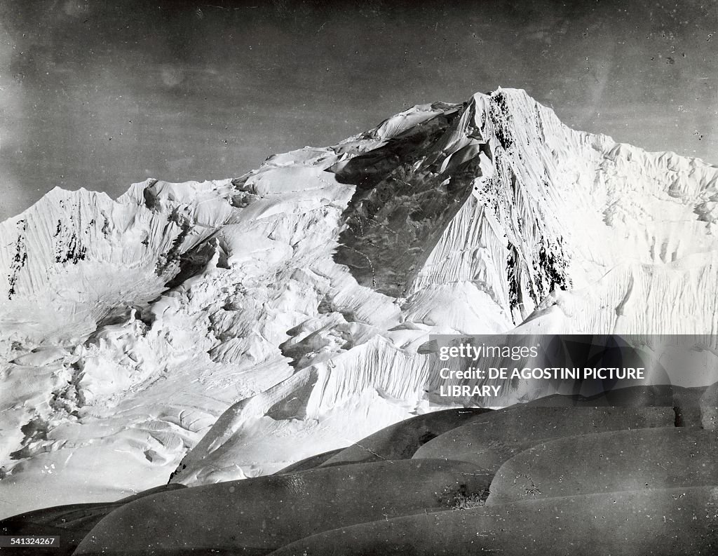 Eastern foothill of Saint Elias from waterfall
