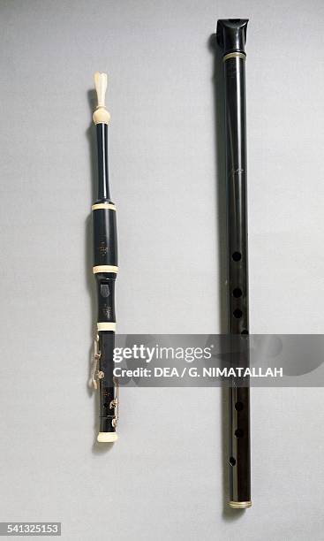 Giorgi flute, 1888-1918, made by Maino and Orsi, Milan. Italy, 20th century. Florence, Museo Strumenti Musicali Conservatorio Cherubini