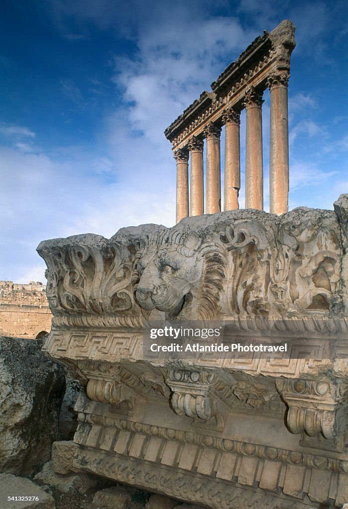 Columns and Fallen Cornice
