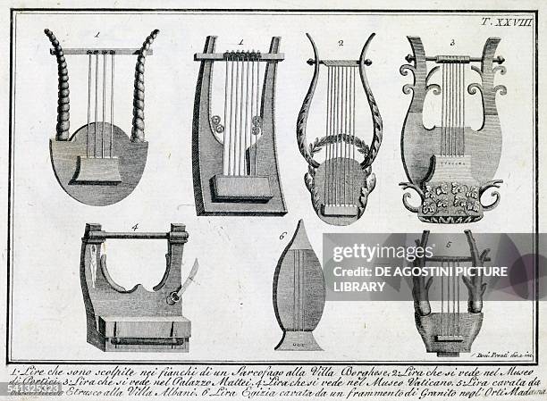 Lyre Rome Ancient Lyre Photos and Premium High Res Pictures - Getty Images