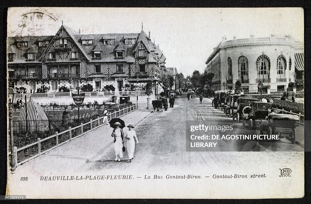 Rue Gontaut-Biron in Deauville...