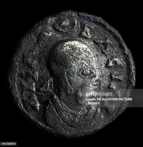 King Aphilas, Axum coin, reverse. 4th century. London, British Museum