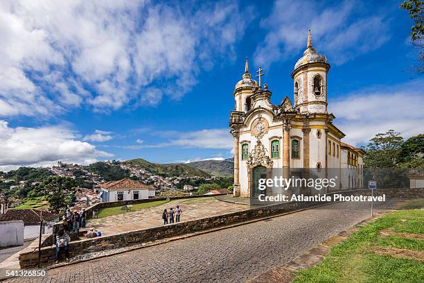 view of the igreja (church) sao francisco de assis - minas gerais ストックフォトと画像