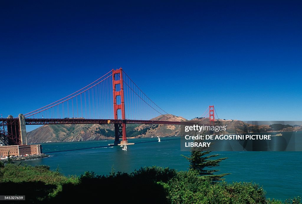 The Golden Gate Bridge...