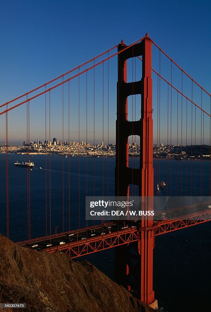 Pylon of Golden Gate Bridge