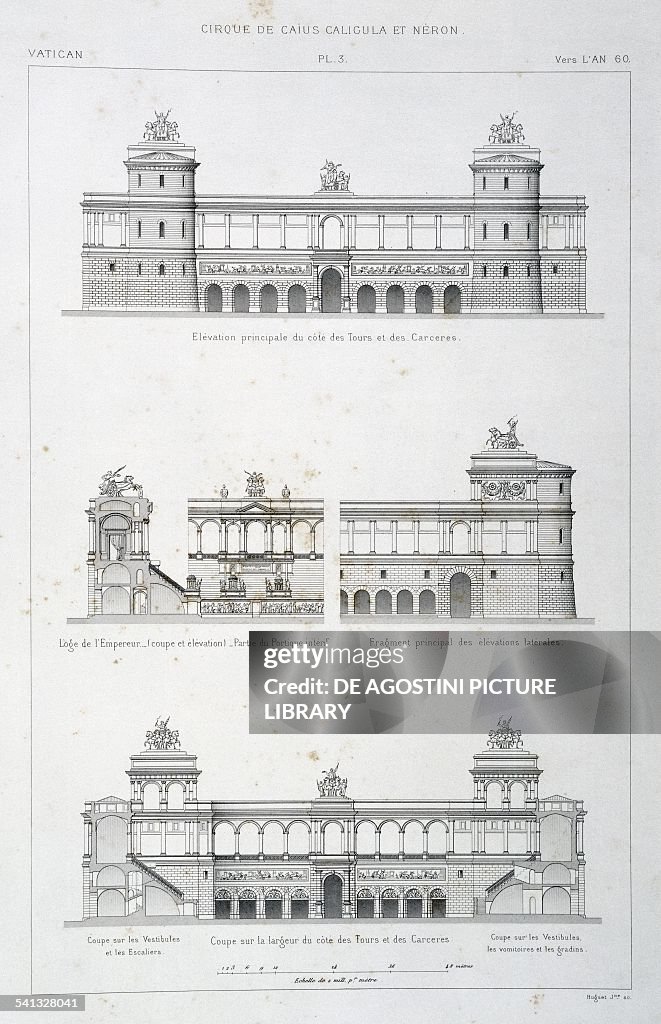 Engraving from Vatican and St Peter's Basilica