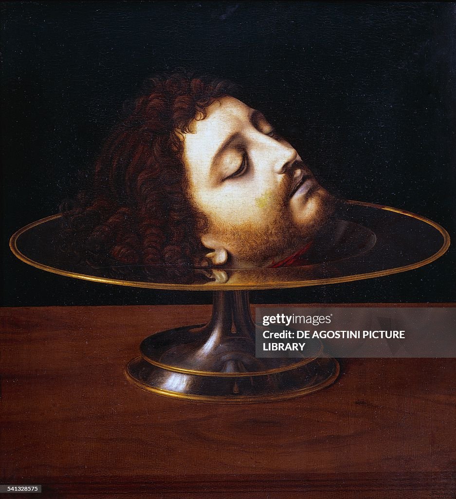 The head of St John Baptist