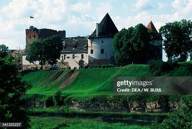 Bauska castle, 15th-17th century, Latvia.