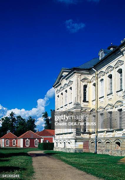 Rundale palace, 1736-1740, designed by Bartolomeo Rastrelli , Pilsrundale, near Bauska, Latvia.