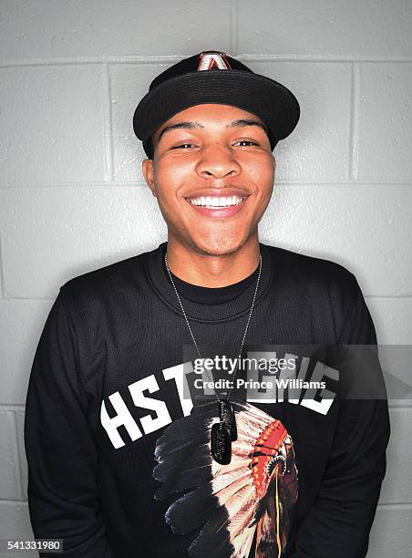 Messiah Harris Poses for a portrait at Birthday Bash at Philips Arena on June 18, 2016 in Atlanta, Georgia.