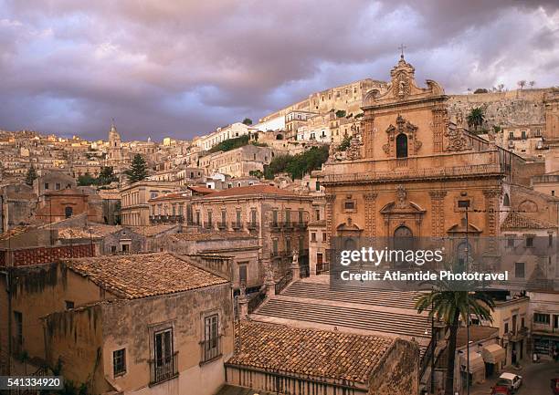 san pietro church - modica sicily stock pictures, royalty-free photos & images