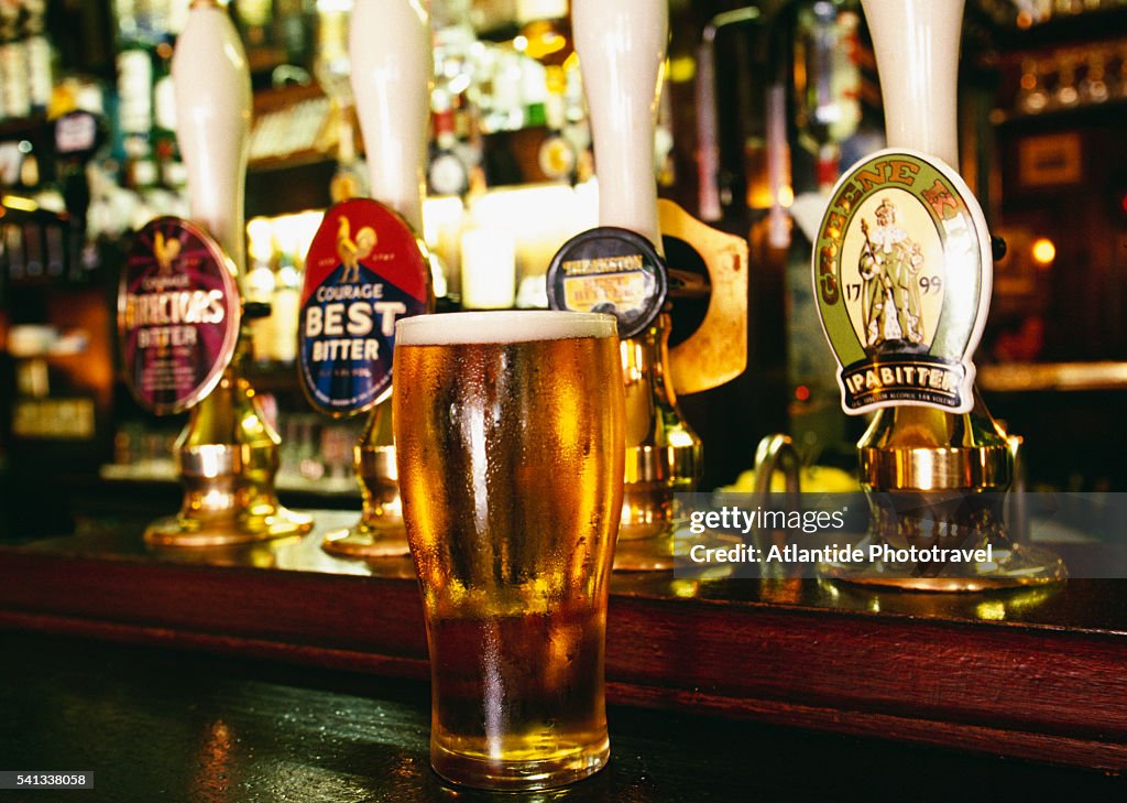 Pint of Beer at Red Lion Pub