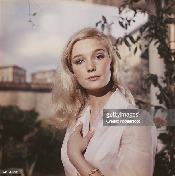 American actress Yvette Mimieux, who appears in the film 'The Time Machine', pictured in London in 1962.