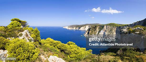 cove and zakynthos coast - ionian sea stock pictures, royalty-free photos & images