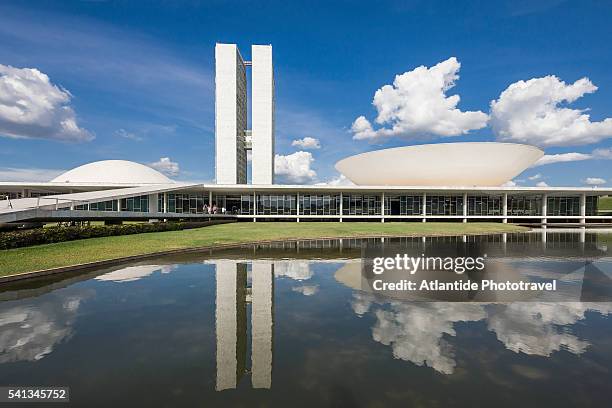 national congress of brazil - brasília stock pictures, royalty-free photos & images