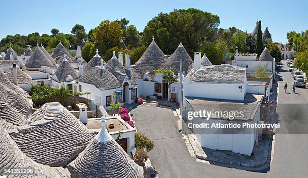 town of alberobello - alberobello stock-fotos und bilder