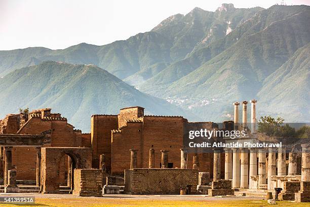 pompeii archaeological site - pompeii stock pictures, royalty-free photos & images