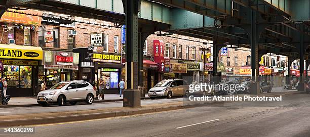 brighton beach avenue - brooklyn - new york stock pictures, royalty-free photos & images