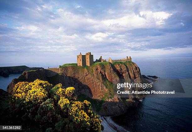 the ruins of dunnottar castle - dunnottar castle 個照片及圖片檔