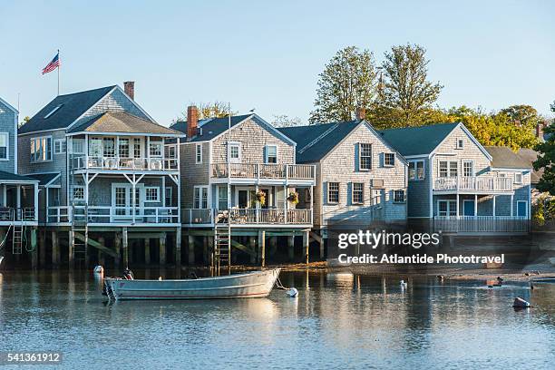 straight wharf - nantucket stockfoto's en -beelden