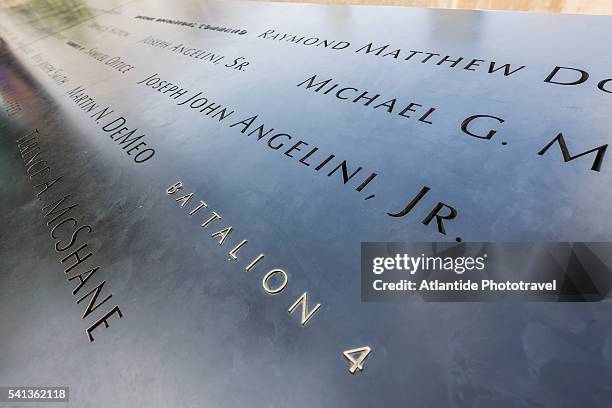 ground zero memorial - ground zero stock pictures, royalty-free photos & images