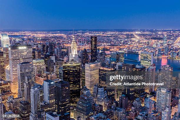 midtown manhattan, new york city - chrysler building stock pictures, royalty-free photos & images