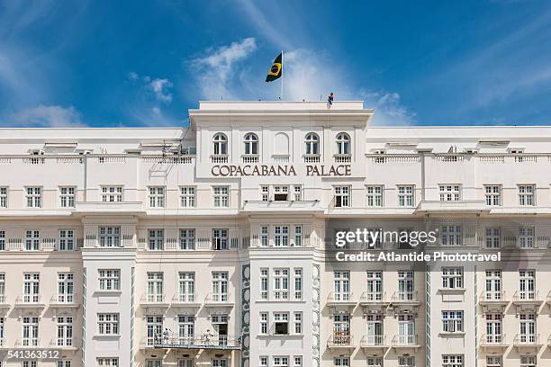 copacabana - latin american flags stock pictures, royalty-free photos & images