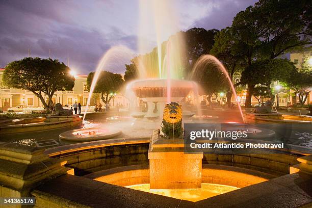 fuente de leones in ponce - ponce stock pictures, royalty-free photos & images