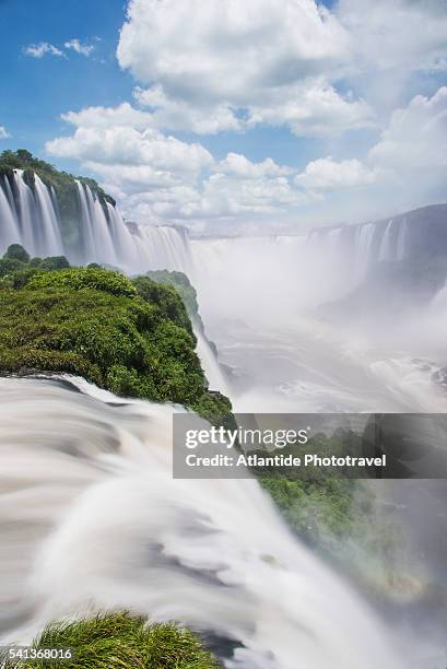 iguazu waterfall - foz do iguacu stock pictures, royalty-free photos & images