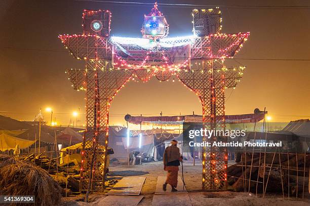 maha kumbh mela 2013 - allahabad stockfoto's en -beelden